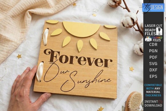 3D Layered Baby Photo Album Laser Cut Review for Art Amp