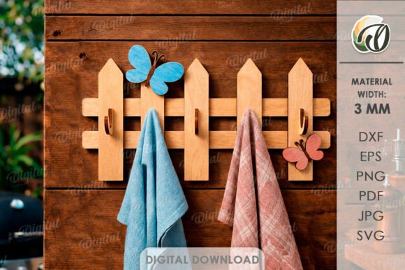 3D Summer Towel Rack Laser Cut: A Review for Wall Decor and Digital Publishing