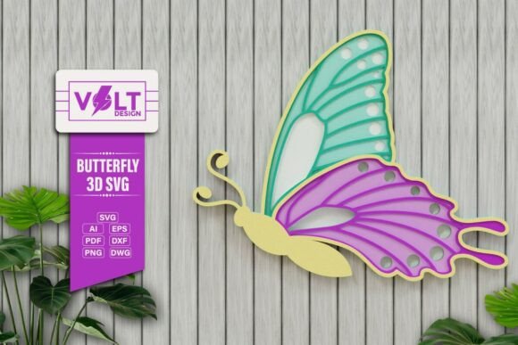 Cute Butterfly 3D SVG Multilayered Review for Digital Sellers