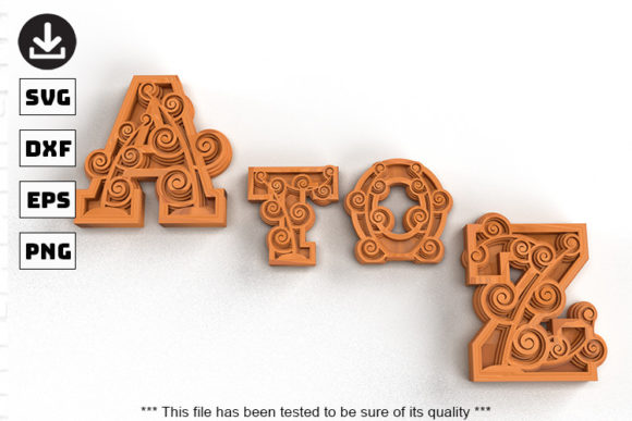 Full 3D Alphabet for Decoration: Graphics and Crafts Review