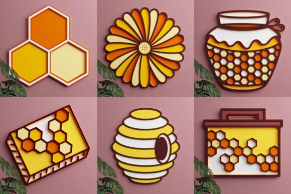 Honey Bee 3D SVG Multilayered BUNDLE 5: A Seller’s Review