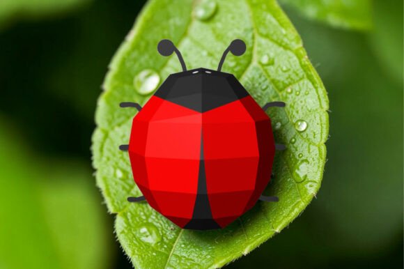 Ladybird - 3d Papercraft: A Designer’s Take on 3D SVG Assets for Modern Design