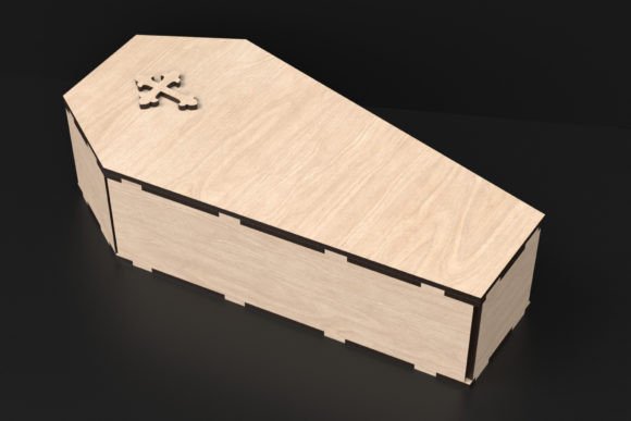 Laser Cut 3D Coffin Halloween Svg Files Review