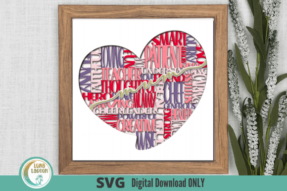 MUM Crossword 3D Svg for Shadow Box: Laser Cutting and Shadow Boxes Review