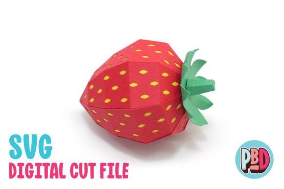 Strawberry 3D Papercraft: A Designer’s Review for Small Business Branding