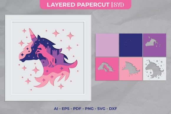 Unicorn 3D Shadow Box SVG: A Brand Designer’s Review